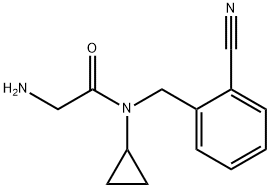 2-AMino-N-(2-cyano-benzyl)-N-cyclopropyl-acetaMide Struktur