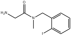 2-AMino-N-(2-iodo-benzyl)-N-Methyl-acetaMide Struktur