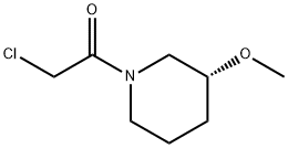 2-Chloro-1-((R)-3-Methoxy-piperidin-1-yl)-ethanone Struktur