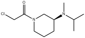 2-Chloro-1-[(S)-3-(isopropyl-Methyl-aMino)-piperidin-1-yl]-ethanone Struktur