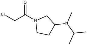 2-Chloro-1-[3-(isopropyl-Methyl-aMino)-pyrrolidin-1-yl]-ethanone Struktur