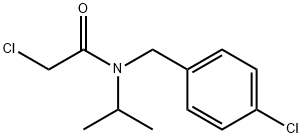 2-Chloro-N-(4-chloro-benzyl)-N-isopropyl-acetaMide Struktur