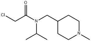 2-Chloro-N-isopropyl-N-(1-Methyl-piperidin-4-ylMethyl)-acetaMide Struktur