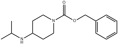 4-IsopropylaMino-piperidine-1-carboxylic acid benzyl ester Struktur