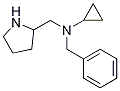 Benzyl-cyclopropyl-pyrrolidin-2-ylMethyl-aMine Struktur