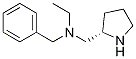 Benzyl-ethyl-(S)-1-pyrrolidin-2-ylMethyl-aMine Struktur