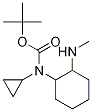 Cyclopropyl-(2-MethylaMino-cyclohexyl)-carbaMic acid tert-butyl ester Struktur