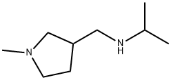 Isopropyl-(1-Methyl-pyrrolidin-3-ylMethyl)-aMine Struktur