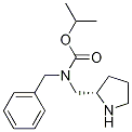 Isopropyl-(S)-1-pyrrolidin-2-ylMethyl-carbaMic acid benzyl ester Struktur