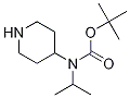 Isopropyl-piperidin-4-yl-carbaMic acid tert-butyl ester Struktur