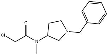 N-(1-Benzyl-pyrrolidin-3-yl)-2-chloro-N-Methyl-acetaMide Struktur