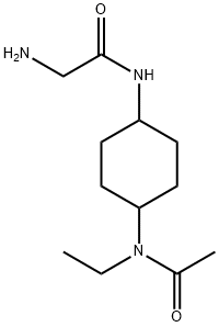 N-[4-(Acetyl-ethyl-aMino)-cyclohexyl]-2-aMino-acetaMide Struktur