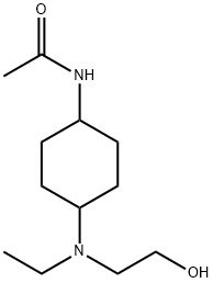 N-{4-[Ethyl-(2-hydroxy-ethyl)-aMino]-cyclohexyl}-acetaMide Struktur