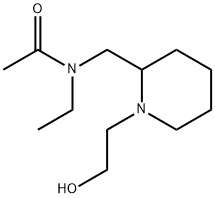 N-Ethyl-N-[1-(2-hydroxy-ethyl)-piperidin-2-ylMethyl]-acetaMide Struktur