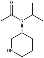 N-Isopropyl-N-(R)-piperidin-3-yl-acetaMide Struktur