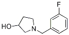 1-(3-fluorobenzyl)pyrrolidin-3-ol Struktur