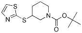 3-(Thiazol-2-ylsulfanyl)-piperidine-1-carboxylic acid tert-butyl ester Struktur