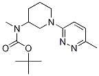 Methyl-[1-(6-methyl-pyridazin-3-yl)-piperidin-3-yl]-carbamic acid tert-butyl ester Struktur