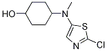 (1r,4r)-4-((2-chlorothiazol-5-yl)methylamino)cyclohexanol Struktur