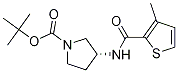 (R)-3-[(3-Methyl-thiophene-2-carbonyl)-amino]-pyrrolidine-1-carboxylic acid tert-butyl ester Struktur