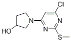 1-(6-Chloro-2-methylsulfanyl-pyrimidin-4-yl)-pyrrolidin-3-ol Struktur