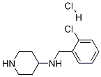 (2-Chloro-benzyl)-piperidin-4-yl-amine hydrochloride Struktur