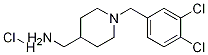 C-[1-(3,4-Dichloro-benzyl)-piperidin-4-yl]-methylamine hydrochloride Struktur