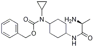 (1R,4R)-[4-((S)-2-AMino-propionylaMino)-cyclohexyl]-cyclopropyl-carbaMic acid benzyl ester Struktur