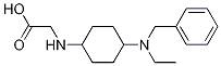 (1R,4R)-[4-(Benzyl-ethyl-aMino)-cyclohexylaMino]-acetic acid Struktur