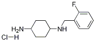 (1R,4R)-N-(2-Fluoro-benzyl)-cyclohexane-1,4-diaMine hydrochloride Struktur