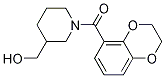 (2,3-Dihydro-benzo[1,4]dioxin-5-yl)-(3-hydroxyMethyl-piperidin-1-yl)-Methanone Struktur