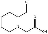 (2-ChloroMethyl-piperidin-1-yl)-acetic acid Struktur