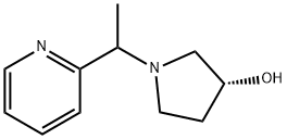 (R)-1-(1-Pyridin-2-yl-ethyl)-pyrrolidin-3-ol Struktur