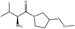 (S)-2-AMino-1-(3-MethoxyMethyl-pyrrolidin-1-yl)-3-Methyl-butan-1-one Struktur