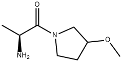 (S)-2-AMino-1-(3-Methoxy-pyrrolidin-1-yl)-propan-1-one Struktur