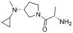 (S)-2-AMino-1-[(R)-3-(cyclopropyl-Methyl-aMino)-pyrrolidin-1-yl]-propan-1-one Struktur