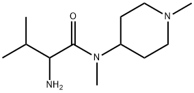 (S)-2-AMino-3,N-diMethyl-N-(1-Methyl-piperidin-4-yl)-butyraMide Struktur