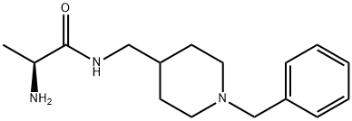 (S)-2-AMino-N-(1-benzyl-piperidin-4-ylMethyl)-propionaMide Struktur