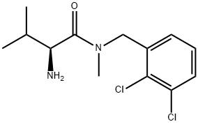 (S)-2-AMino-N-(2,3-dichloro-benzyl)-3,N-diMethyl-butyraMide Struktur