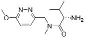 (S)-2-AMino-N-(6-Methoxy-pyridazin-3-ylMethyl)-3,N-diMethyl-butyraMide Struktur