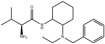 (S)-2-AMino-N-[2-(benzyl-ethyl-aMino)-cyclohexyl]-3-Methyl-butyraMide Struktur