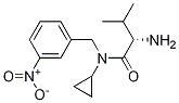 (S)-2-AMino-N-cyclopropyl-3-Methyl-N-(3-nitro-benzyl)-butyraMide Struktur