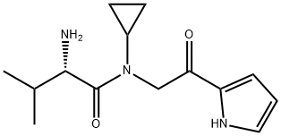 (S)-2-AMino-N-cyclopropyl-3-Methyl-N-[2-oxo-2-(1H-pyrrol-2-yl)-ethyl]-butyraMide Struktur