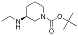 (S)-3-EthylaMino-piperidine-1-carboxylic acid tert-butyl ester Struktur