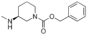 (S)-3-MethylaMino-piperidine-1-carboxylic acid benzyl ester Struktur