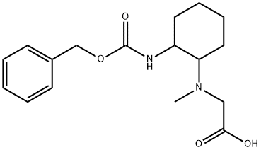 [(2-BenzyloxycarbonylaMino-cyclohexyl)-Methyl-aMino]-acetic acid Struktur