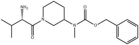 [1-((S)-2-AMino-3-Methyl-butyryl)-piperidin-3-ylMethyl]-carbaMic acid benzyl ester Struktur