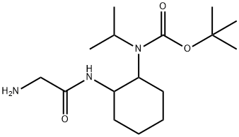 [2-(2-AMino-acetylaMino)-cyclohexyl]-isopropyl-carbaMic acid tert-butyl ester Struktur