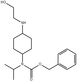 [4-(2-Hydroxy-ethylaMino)-cyclohexyl]-isopropyl-carbaMic acid benzyl ester Struktur