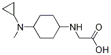 [4-(Cyclopropyl-Methyl-aMino)-cyclohexylaMino]-acetic acid Struktur